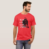 T-shirt Conception de course de taureau de San Fermin : (Devant entier)