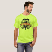 T-shirt conception de crâne de roughneck (Devant entier)