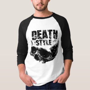 T-shirt Conception de crâne de style de mort