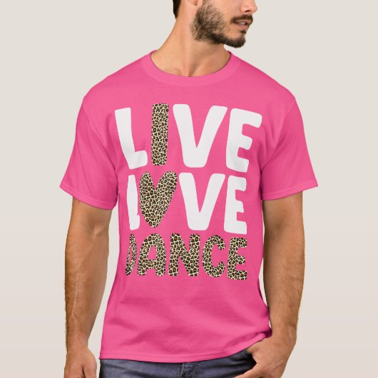 T-shirt Conception De Danse Cute Pour Filles Femmes Danse  (Devant)