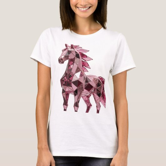 T-shirt Conception de déclaration ART ABSTRAIT argentée au (Devant)