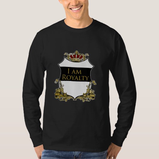 T-shirt Conception de déclaration audacieuse du bouclier d (Devant)