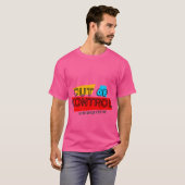 T-shirt Conception de déclaration de typographie audacieus (Devant entier)