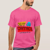 T-shirt Conception de déclaration de typographie audacieus (Devant)
