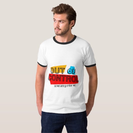 T-shirt Conception de déclaration de typographie audacieus (Devant entier)