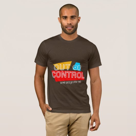 T-shirt Conception de déclaration de typographie audacieus (Devant entier)