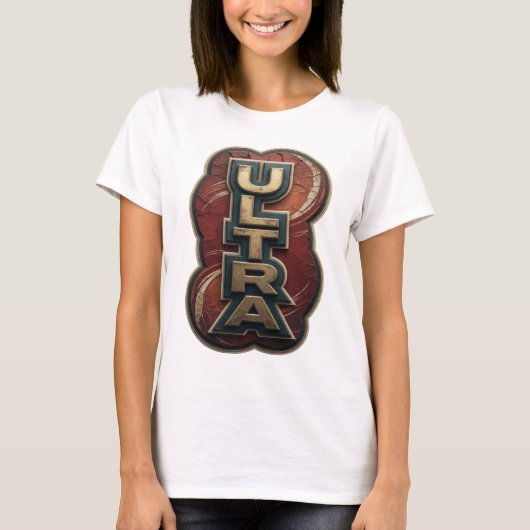 T-shirt Conception de déclaration ULTRA Cool Gold (Devant)