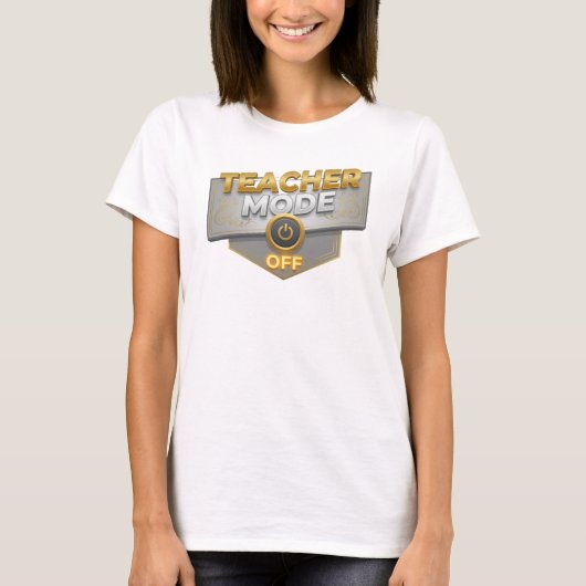 T-shirt Conception de déclaration unique en or MODE D'ENSE (Devant)