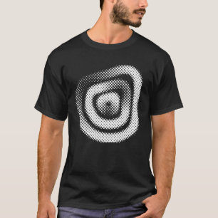 T-shirt conception de demi-teinte de plasma