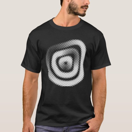 T-shirt conception de demi-teinte de plasma (Devant)