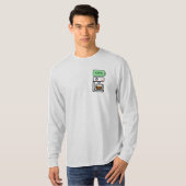 T-shirt Conception de dépendance au café (Devant entier)