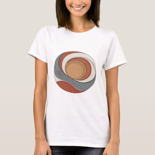 T-shirt Conception de design graphique ART ABSTRAIT Witty (Devant)