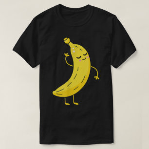 T-shirt Conception de dessin animé de banane drôle