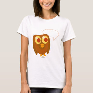 T-shirt Conception de dessin de la Chouette à bulle Parlan