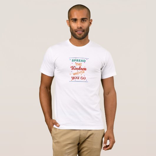 T-shirt Conception de devis de gentillesse (Devant entier)