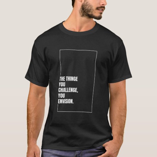 T-shirt Conception de devis motivationnelle (Devant)
