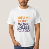 T-shirt Conception de devis motivationnelle (Devant)