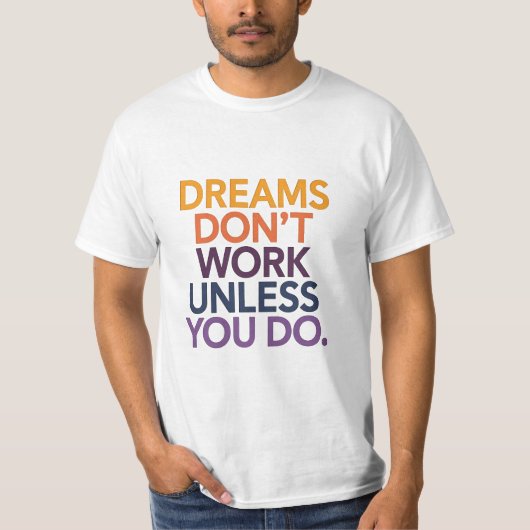 T-shirt Conception de devis motivationnelle (Devant)