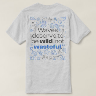 T-shirt Conception de devis océaniques et art de la ligne