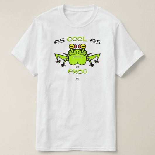 T-shirt Conception de devise de personnage de dessin animé (Design devant)