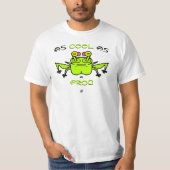 T-shirt Conception de devise de personnage de dessin animé (Devant)