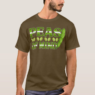 T-shirt Conception de dicton de pois pour les végétaliens