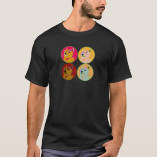 T-shirt Conception de dogecoin d'art de bruit