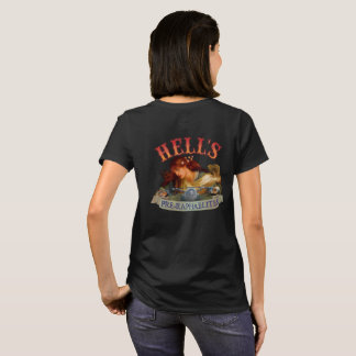 T-shirt Conception de dos du Pre-Raphaelite de l'enfer