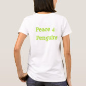 T-shirt Conception de double de pingouin de hippie (Dos)