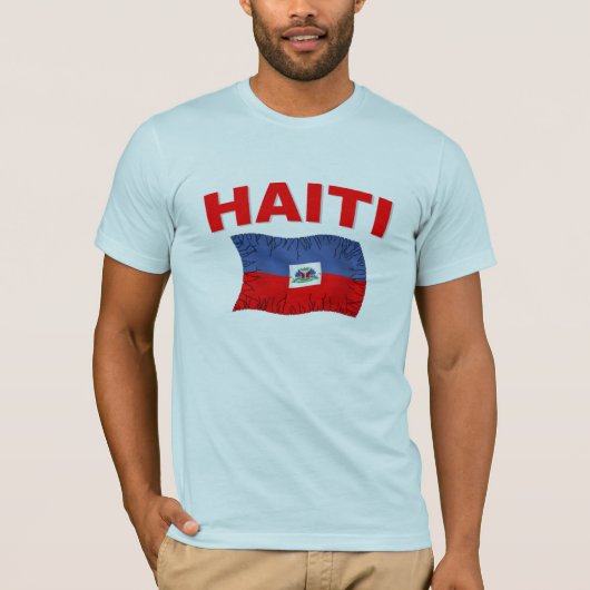T-shirt Conception de drapeau de tremblement de terre du (Devant)