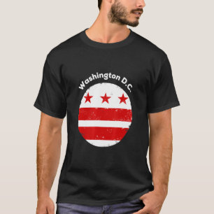 T-shirt Conception de drapeau de Washington Dc cool pour t