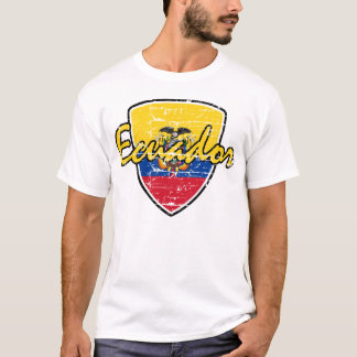 T-shirt Conception de drapeau d'Ecuadorian