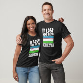 T-shirt Conception de drapeau d'Ouzbékistan Si perdu envo (Unisexe)
