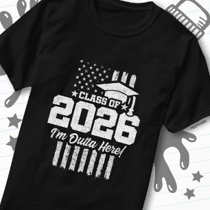 T-shirt Conception de drapeau en détresse pour la promotio