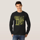 T-shirt Conception de dualité stable physiquement et menta (Devant entier)