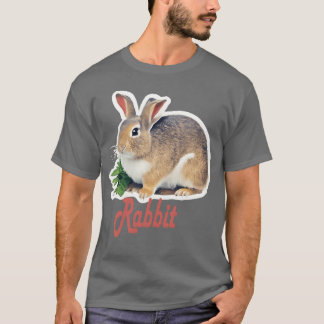 T-shirt conception de famille d'animaux de lapin mignonne