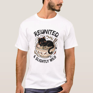 T-shirt Conception de famille Kawaii Réunie et Légèrement