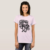 T-shirt Conception de fantaisie de cheval (Devant entier)