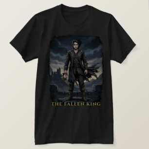 T-shirt Conception de fantasy gothique sombre du roi déchu