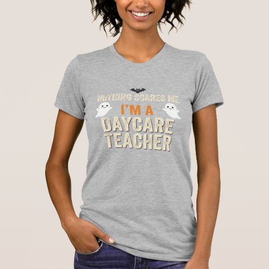T-shirt Conception de fantôme Halloween pour enseignant de (Devant)
