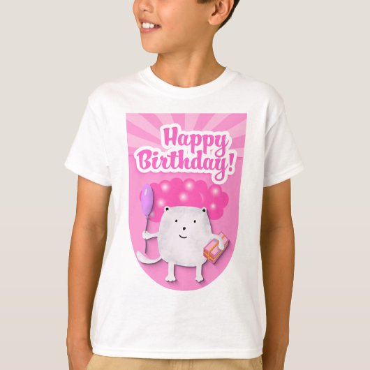 T-shirt Conception de fête d'anniversaire (Devant)