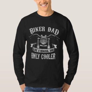 T-shirt Conception de Fête des pères de moto Biker Papa po