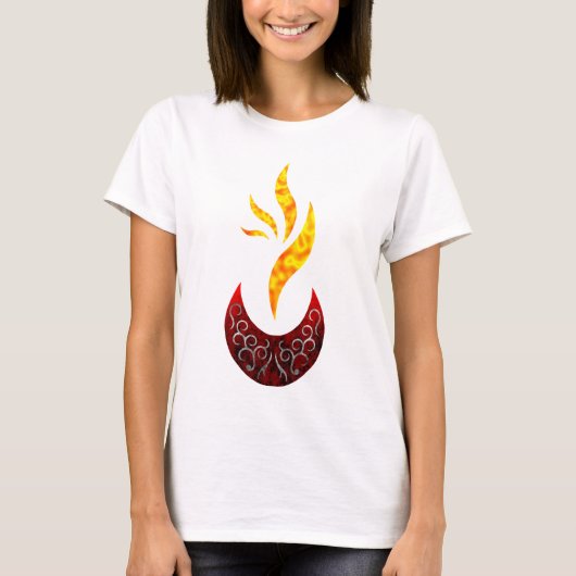 T-shirt Conception de feu (Devant)