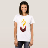 T-shirt Conception de feu (Devant entier)