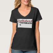 T-shirt Conception de fierté militaire des sœurs de vétéra (Devant)