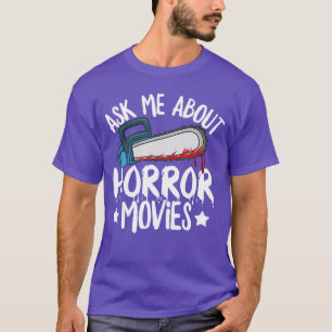 T-shirt Conception de film d'horreur Halloween pour un néo