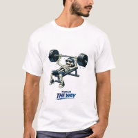 Conception de fitness drôle de presse de banc lour