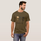 T-shirt Conception de fleurs sauvages tendance (Devant entier)
