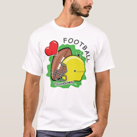T-shirt Conception de football drôle (Devant)