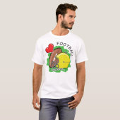 T-shirt Conception de football drôle (Devant entier)